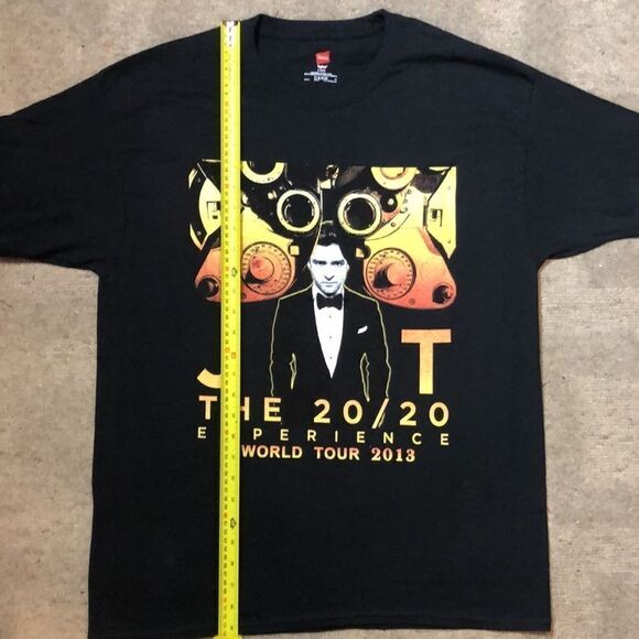 Justin Timberlake Concert T-Shirt | The 20/20 Experience World Tour 2013 - Picture 3 of 8